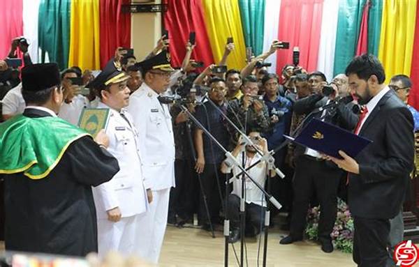 Wali Kota Sayuti Abubakar Saat Lantik Direksi Ptpl