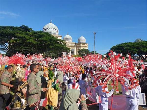 Foto Meriah Pawai 17 Agustus Di Lhokseumawe