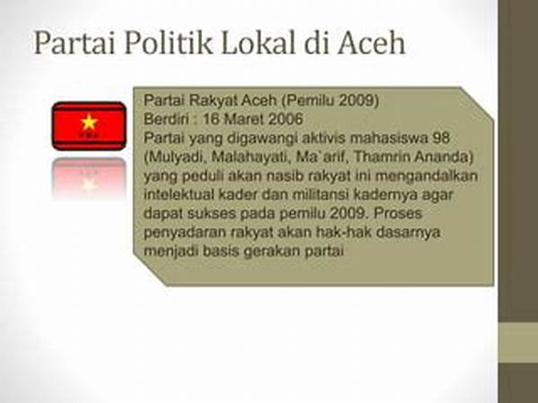 Politik Lokal Aceh Dan Dampaknya Untuk Warga Lhokseumawe