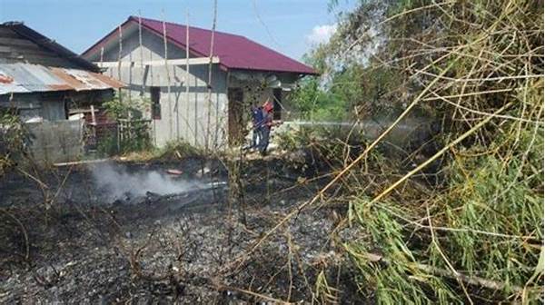 Kebakaran! Kobaran Api Panikkan Warga Panggoi Atas Lhokseumawe, Polisi Selidiki Penyebab Kebakaran!